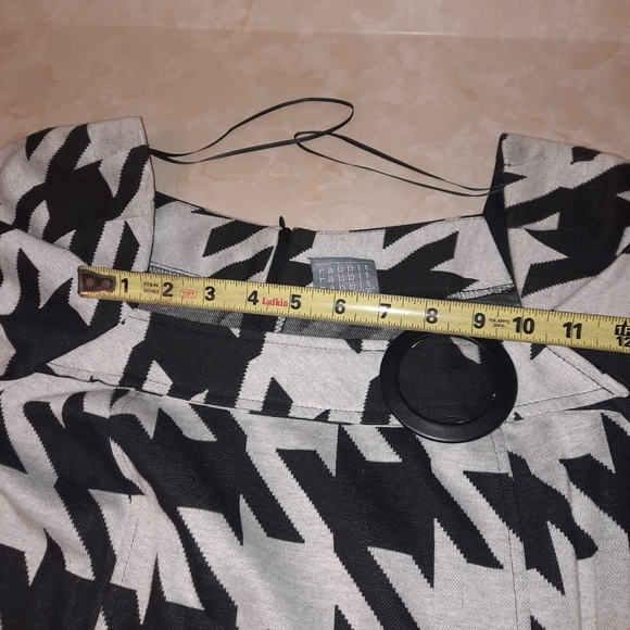 Rabbit Rabbit Rabbit Monochrome Zigzag Dress - Picture 8 of 12